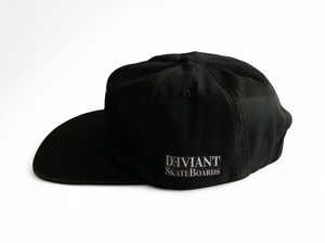 Headless Horseman Ralph Devren Black Faded Unconstructed 6 Panel Strap Back Hat